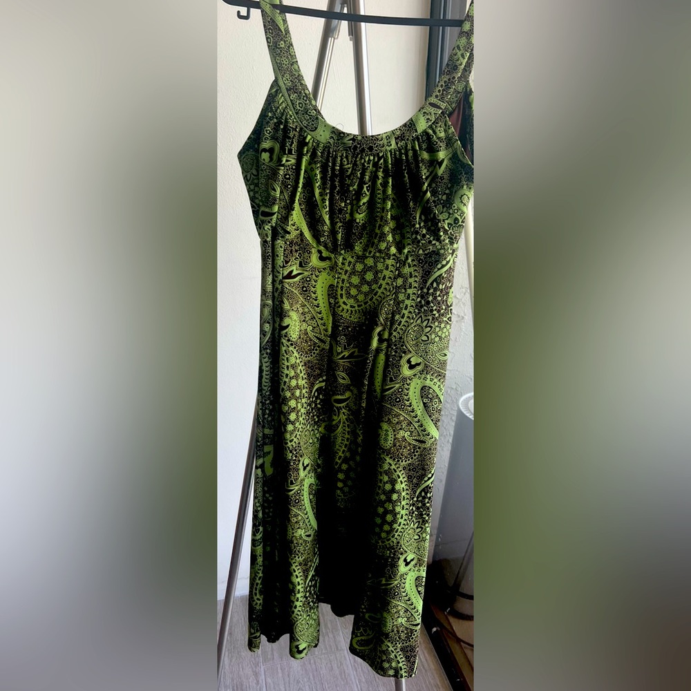 Evan Picone  green sundress